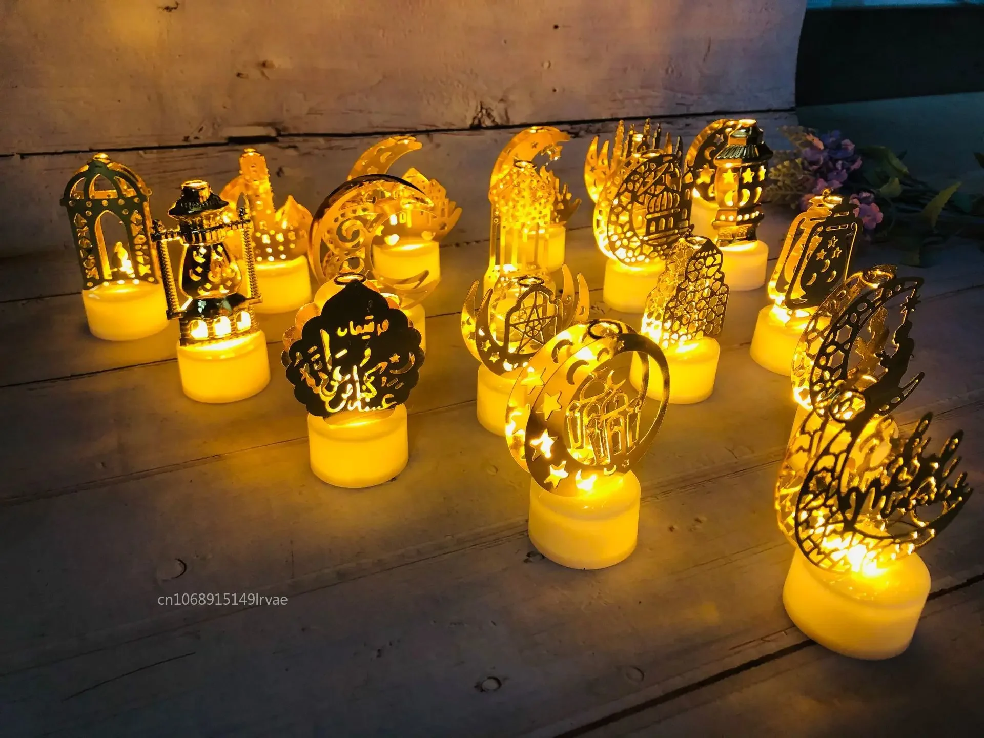 Eid Mubarak Moon Star Lights Ramadan Decoration for Home 2025 Islamic Muslim Ramadan Kareem Party Eid Al Adha Gift Party Decor