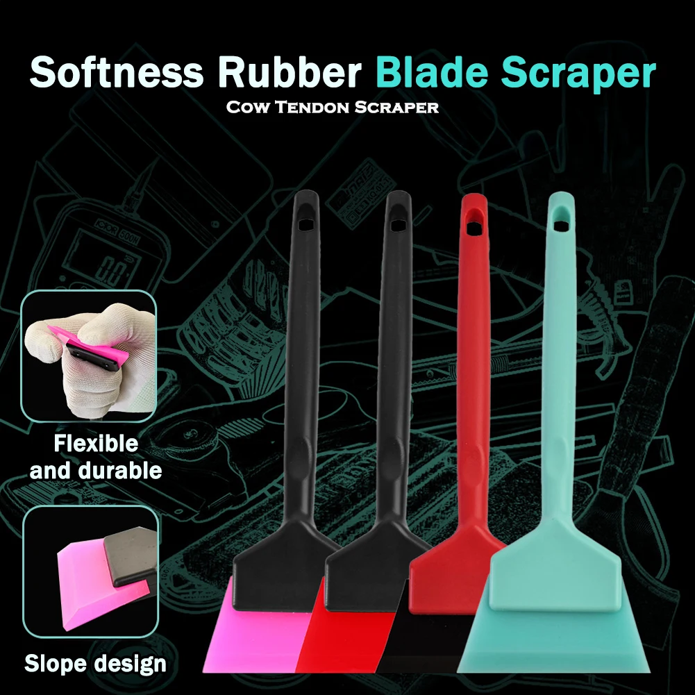 Plastic Handle TPU Blade Window Tints Wrap Vinyl Glass Water Wiper Film Scraper Squeegee Auto Install Household Cleaning Tool