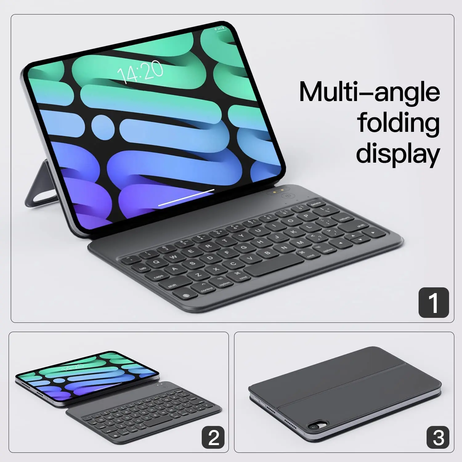 GOOJODOQ Magic Keyboard Case for iPad Mini 6 6th Generation Floating  Cantilever Stand Multi-Touch Trackpad for iPad Mini 6 - AliExpress