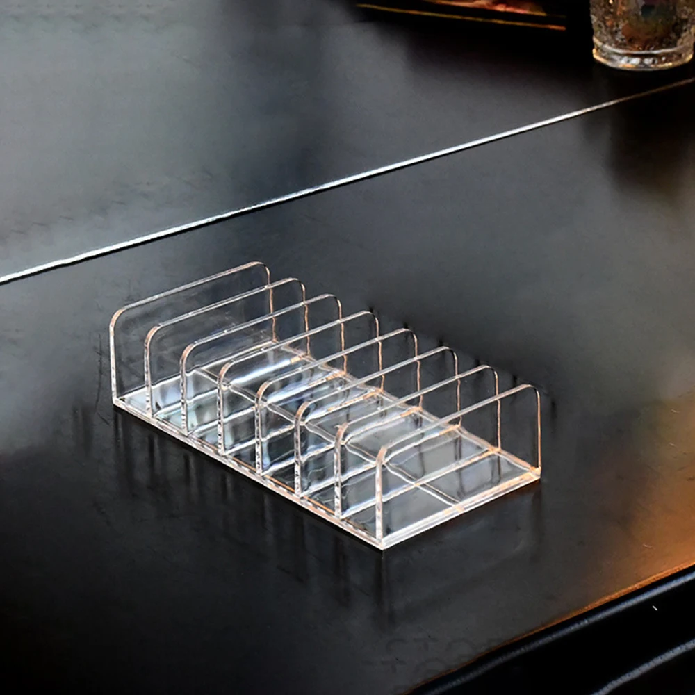 Makeup Organizer 1PC Eyeshadow Tray Storage Rack Clear Powder Box Desktop Drawer Compartments Makeup And Cosmetics Storage Rack