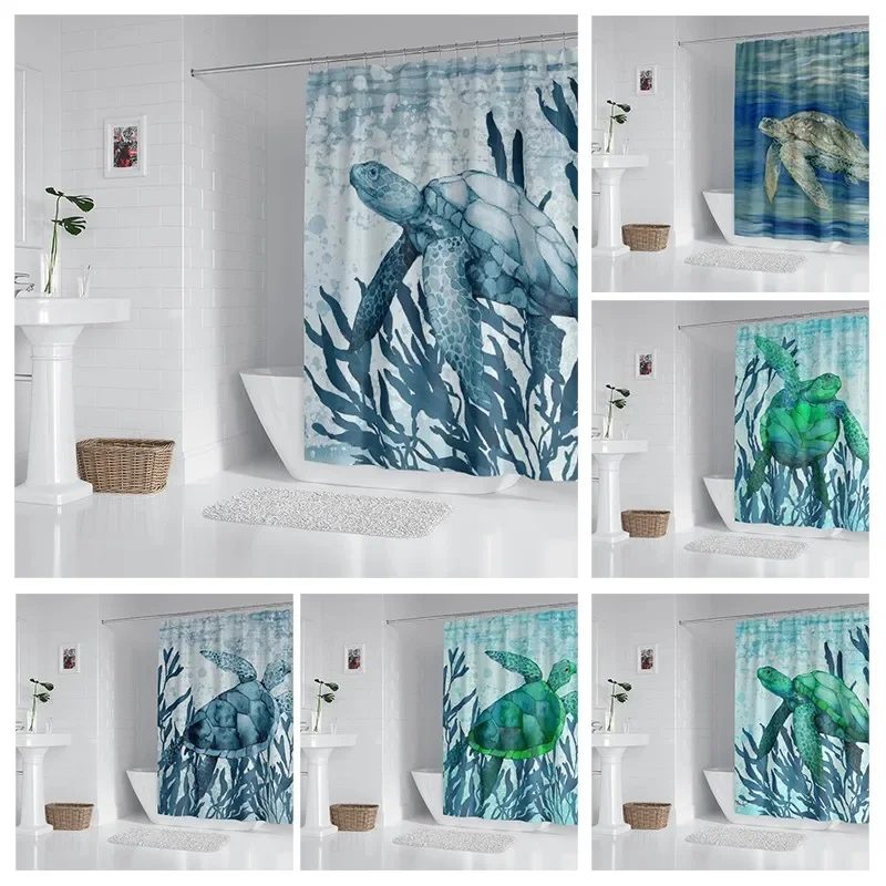 

Household waterproof fabric household shower curtain accessories shower curtain 240 * 200 home Hawaiian style shower curtain