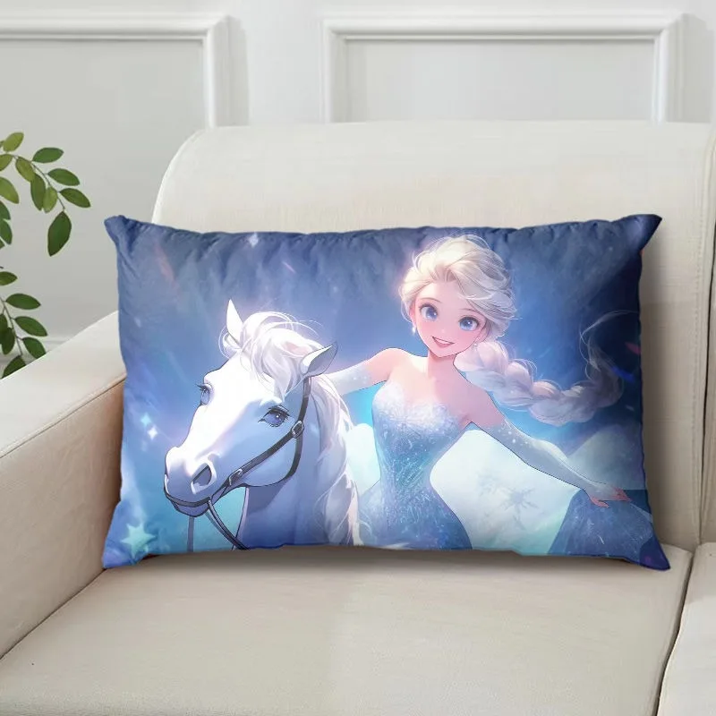 Frozen Princess Aisha Printed Pillowcase Home Room Decoration Bed Sleeping Pillowcase Soft and Comfortable Sofa Cushion Cover 2