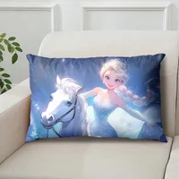 Frozen Princess Aisha Printed Pillowcase Home Room Decoration Bed Sleeping Pillowcase Soft and Comfortable Sofa Cushion Cover 2