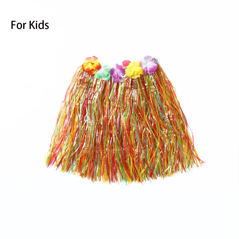 Hawaiian Grass Rock – Hula Rock Kostüm, Grün, 30 Cm Lang, Mit Elastischem Bund