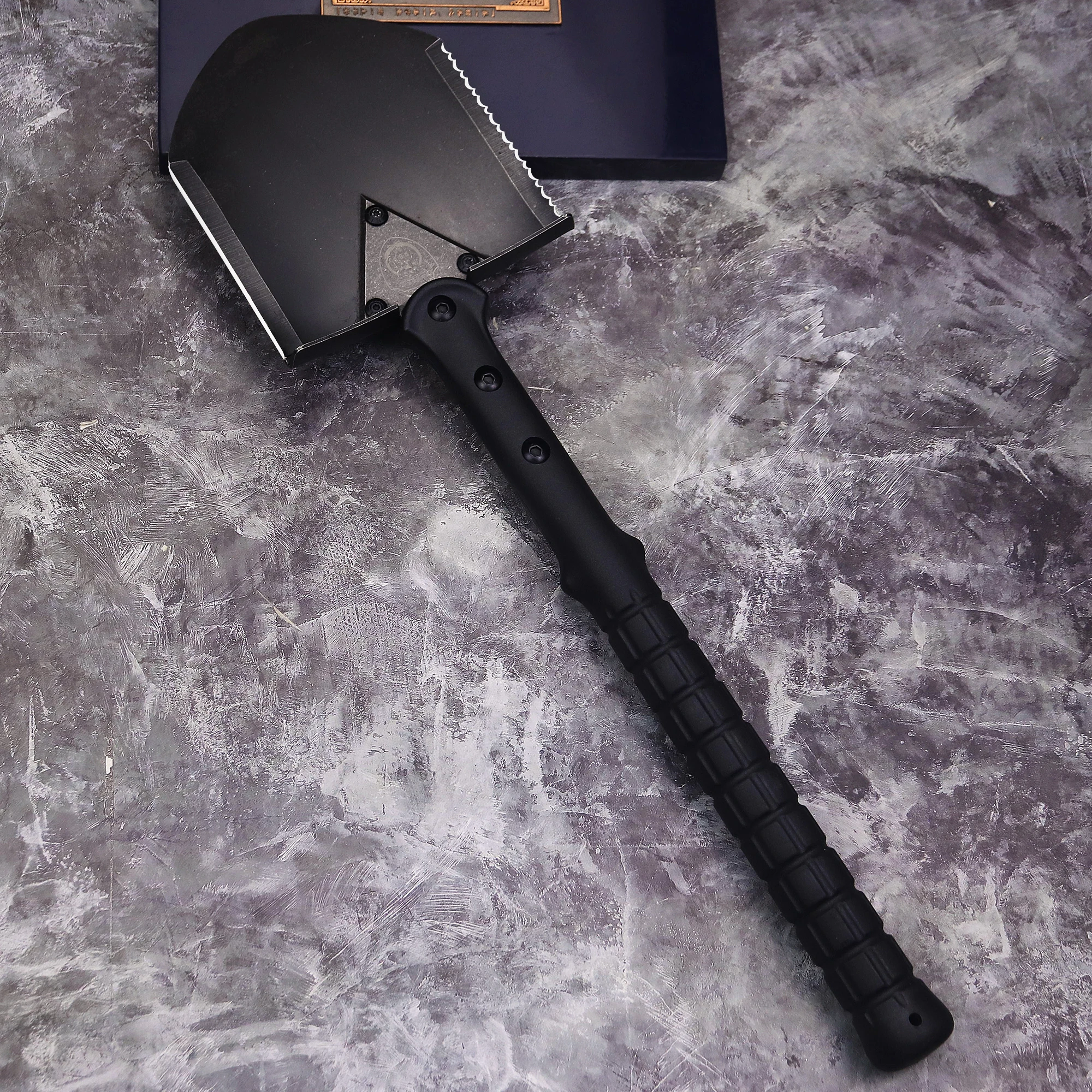 WPKOPYA U.S.A 440c Nylon fiber handle Outdoor tactical shovel, Jungle survival shovel, outdoor EDC tool shovel 3
