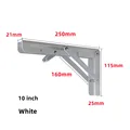 2pcs white 10inch