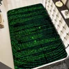 Binary Code The Matrix Program Chart Hallway Carpet Washable Non-Slip Living Room Sofa Chairs Area Mat Kitchen Doormat Area Rug 3