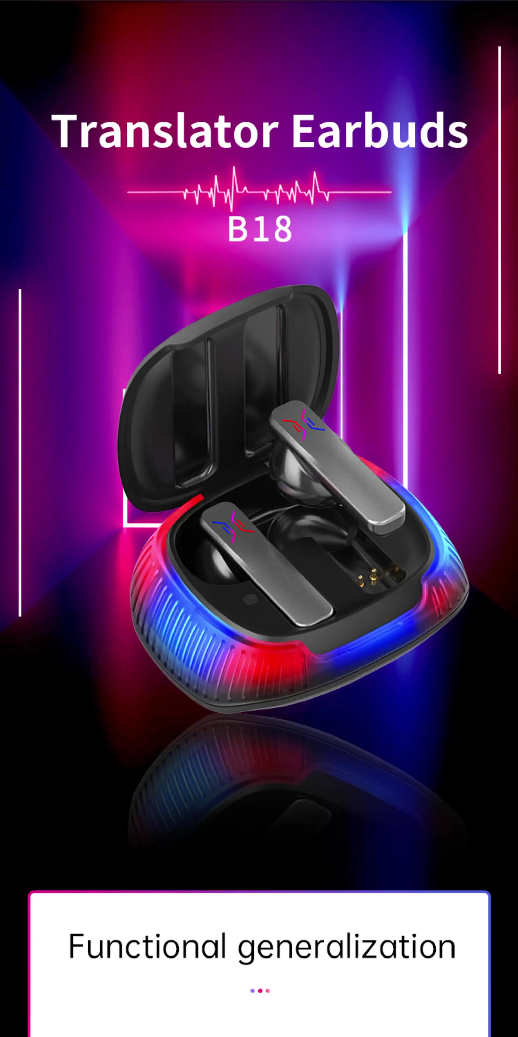 Беспроводная бизнес-гарнитура 144 Bluetooth 5 0 цвет в ассортименте