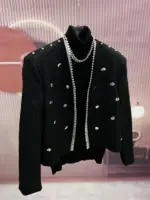 Trendy Male Light Luxury High-end Small Fragrant Coats Men's 2024 Autumn Winter New Chic Black Jackets Trendy Short Jacket Tops 2