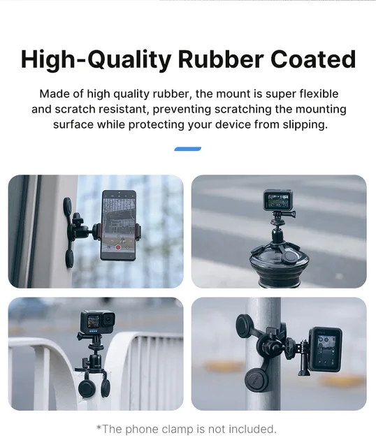 Treppiede Magnetico TELESIN Per Smartphone | Flessibile E Regolabile 360° Per IPhone E Android - Foto 11