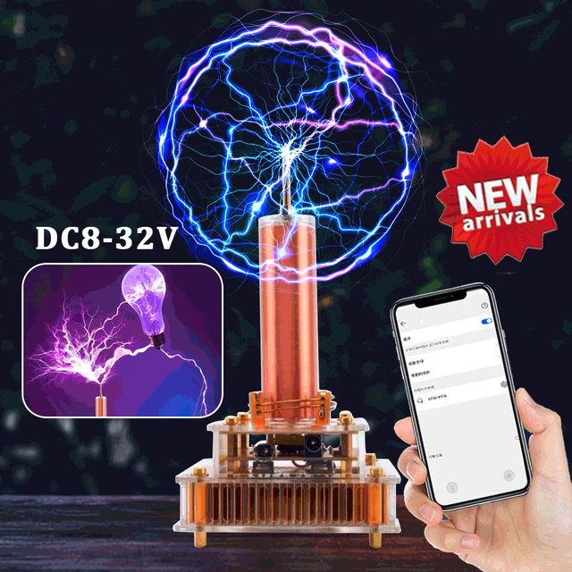 Musical Tesla Coil With Acrylic Shell