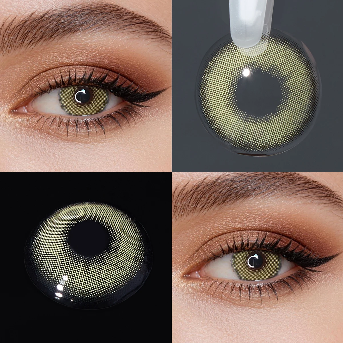 Lalens Soft Blue Colored Contact Lenses - Natural Look, Half-Yearly Wear
