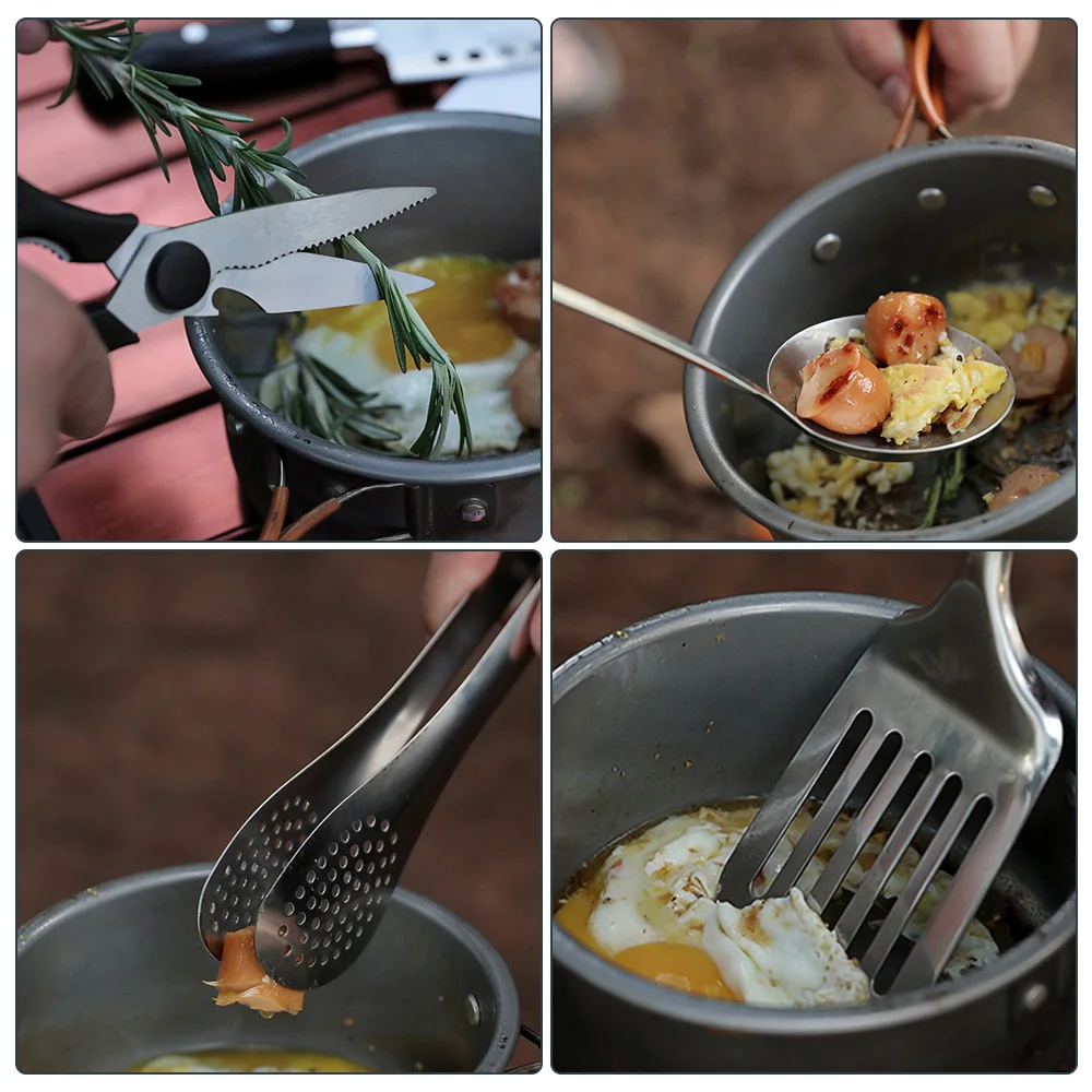 Portable Utensils Set 9pcs Stainless Steel 4
