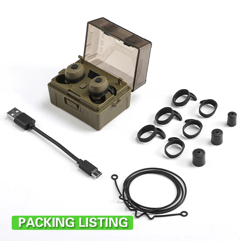 ARM NEXT E30 tactical headset electronic anti-noise earplugs noise-cancelling for shooting protection NRR27dB with Bluetooth electronic earmuffs tactical headset noise cancelling headphones