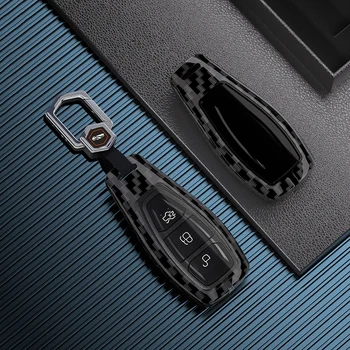 Confezione di chiavi per auto per Ford ST Line Fiesta Focus Mondeo Ecosport Kuga Puma Edge Fuga Metallic Car Key Fob Case Accessori