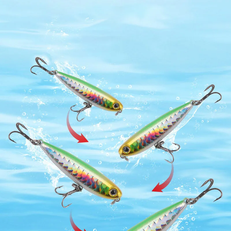 OUTKIT 5 cm 2,8 g schwimmender Bleistift-Angelköder oben Wasserhunde Hartköder Köder Wobbler Künstlicher harter Köder Angelgerät Pesca – Detail 8