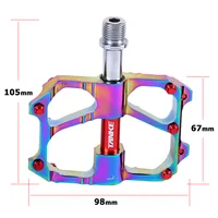 Accessoires de vélo pédale de VTT ultra légère en alliage d'aluminium petite pédale de vélo pour véhicule de route 4