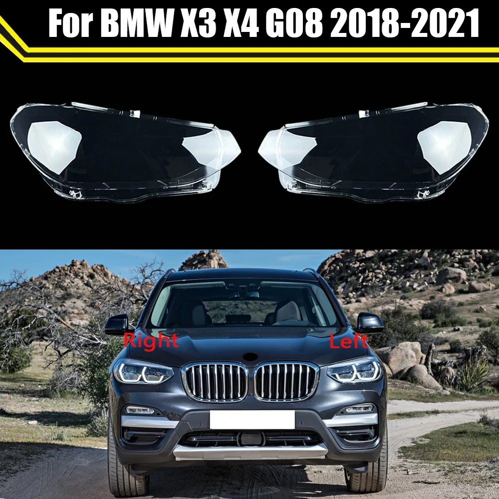 

Крышки передних фар автомобиля для BMW X3 X4 G08 2018 2019 2020