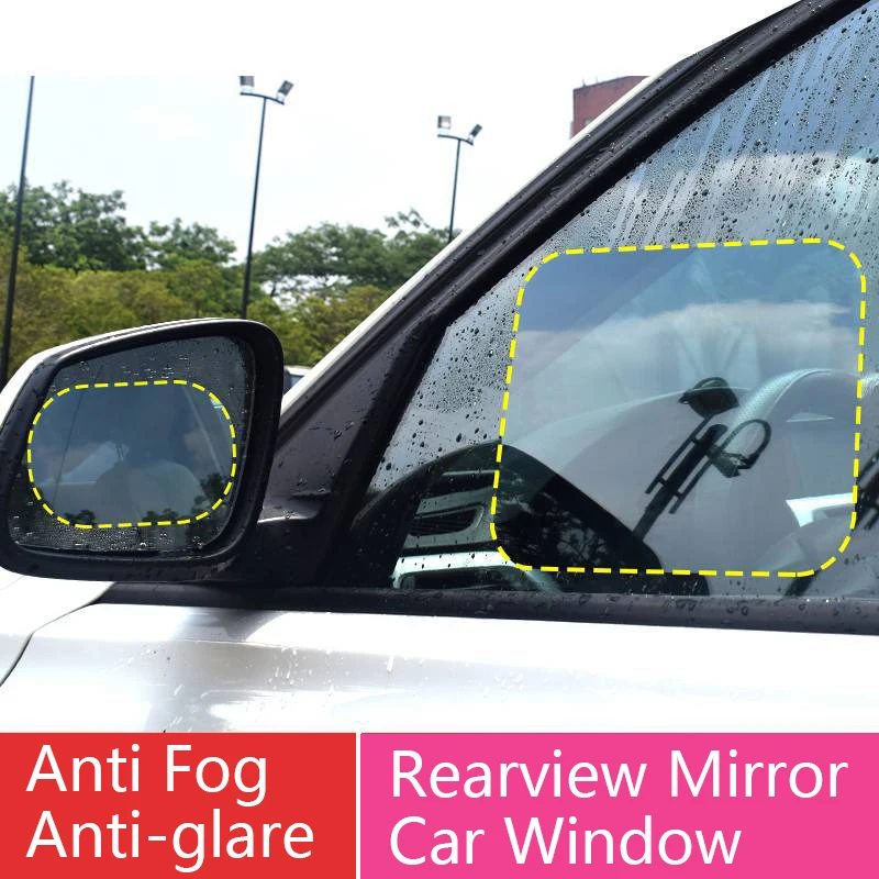 Waterproof Car Rearview Mirror Protective Film Anti Fog Anti-glare Car Window Rain Protector Stickers Hydrophobic Rainproof Film