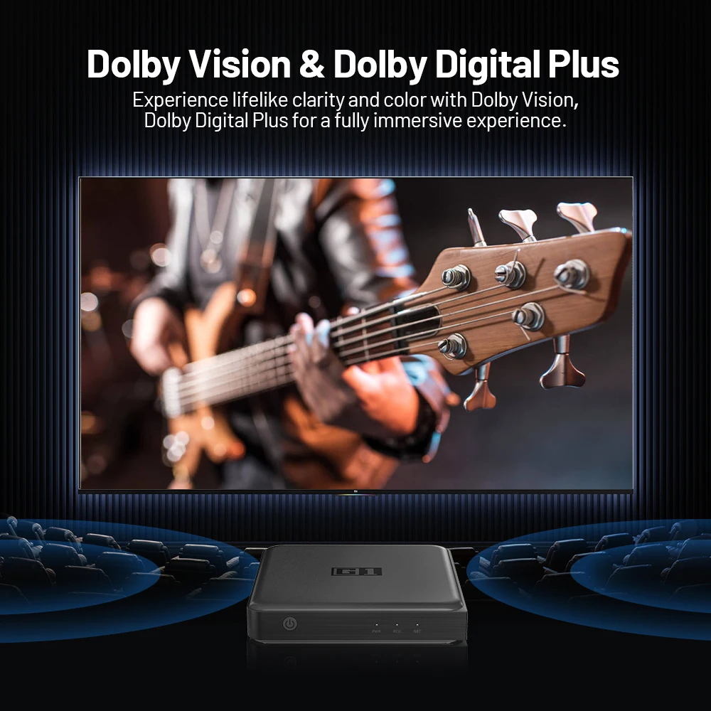テレビ Abi DV8845 Amlogic S905C1 Android TV Hybrid Set-top Box Comes