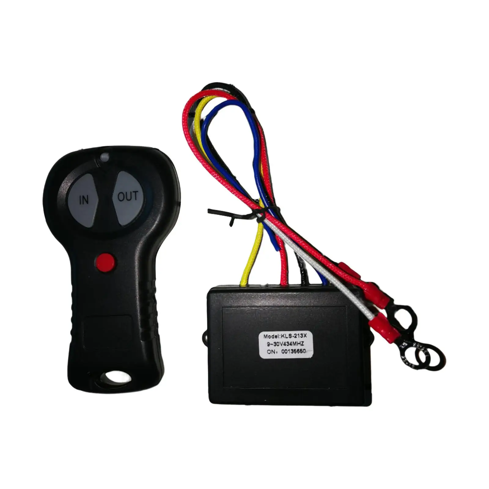 Winch Remote Control with Indicator Light Waterproof Easy Install Car