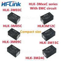 Hi-Link New  ACDC isolated converter HLK-3M05C with EMC circuit 220V/110V to 3/5/9/12/15/24V switching power supply module CE 1