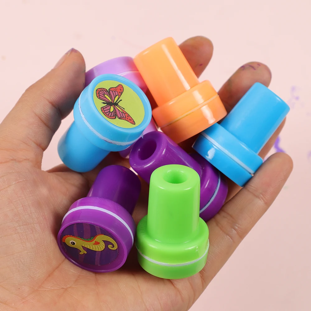 Cute Mixed Animal Dinosaur Self-ink Stamps Toy Kids Birthday Party Favors Christmas Easter Party Goodie Bag Pinata Fillers 30Pcs self ink stamps party toys toy gift filler