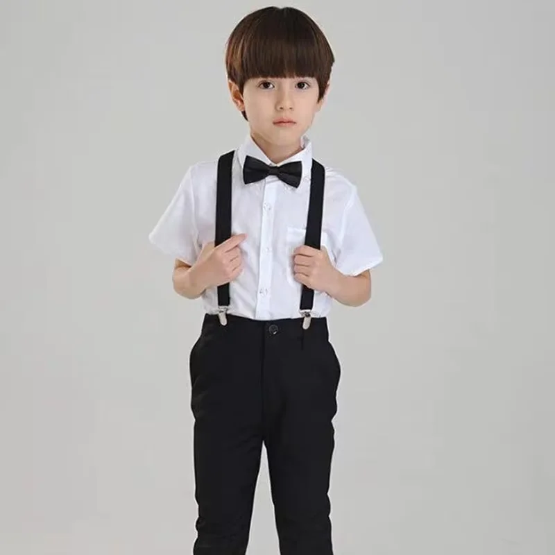 Multicolor Elastic Kids Suspenders Fashion Children Boys Braces Girls Adjustable Suspenders Baby Wedding Ties Accessories