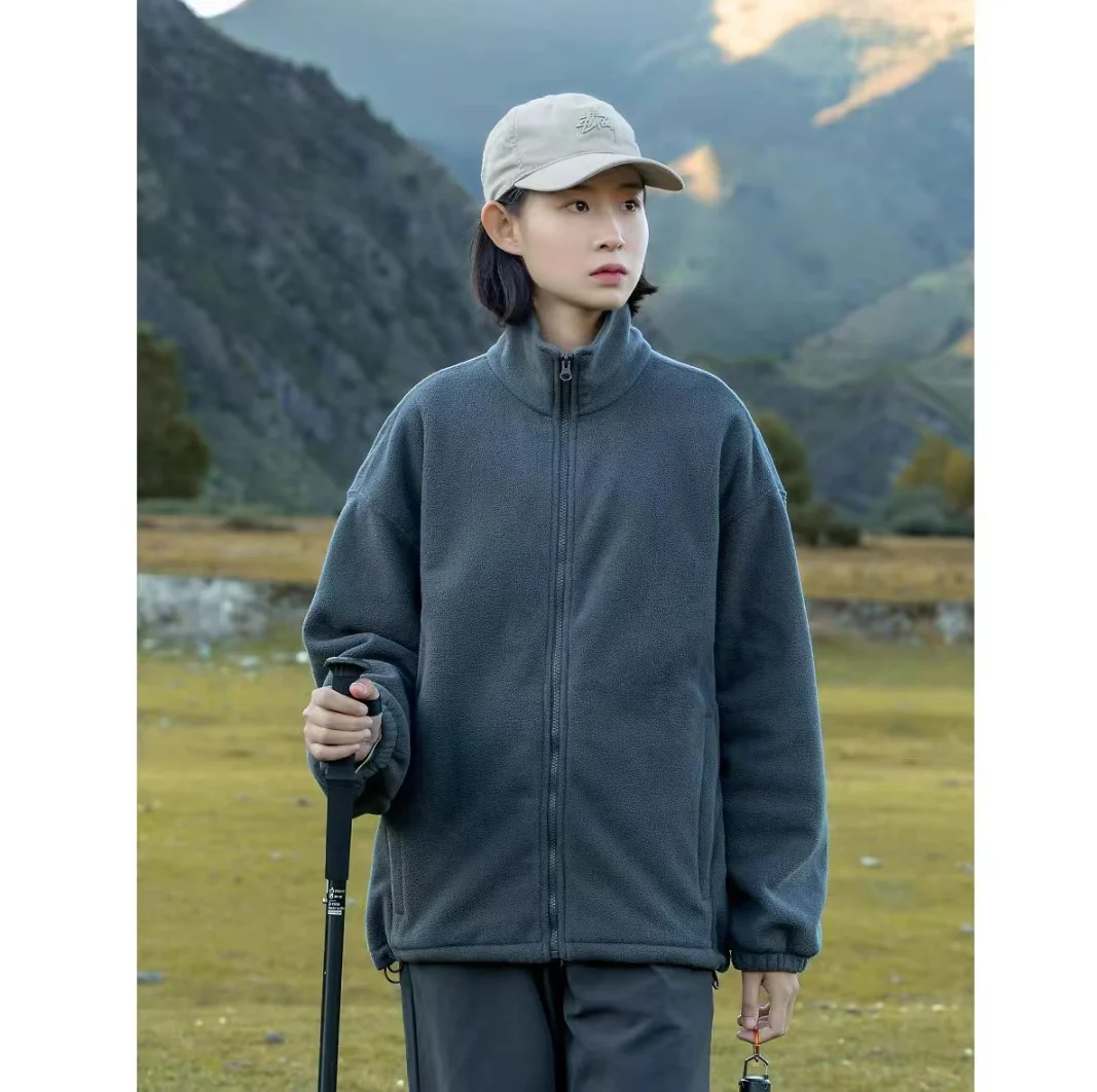 Men Women Cotton Stormsuit Hooded Trench Coat Windproof Waterproof Winter Outdoor Couple Jacket Mountain Climbing Coat