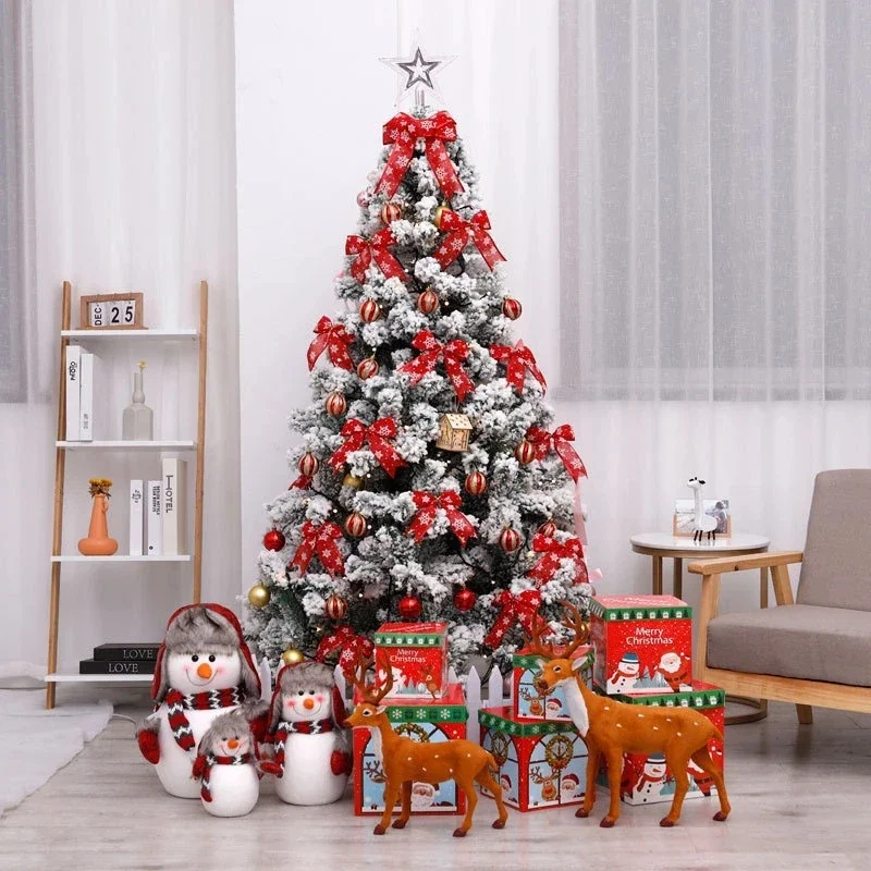 

White Christmas Tree Pvc Encryption Christmas Tree Ornaments Christmas Decoration For Home Window Display Ornaments