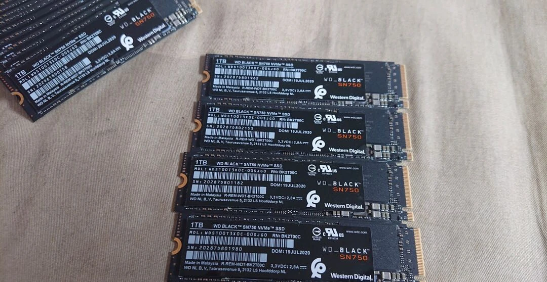 Unidad interna de estado sólido M2 negro SN750 SSD 4TB 2TB 1TB 500GB M.2  2280 SSD NVMe Gen3 PCle 3D Nand|Conectores y cables de ordenador| -  AliExpress