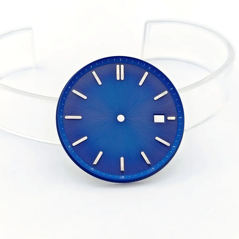 35mm Diameter Date Watch Dial - NO Luminous, Sterile Design, For Watch Crafting & Repairs