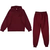 Womens Autumn Winter Tracksuit Warm Fleece Suits Hoodies Tops Casual Sweatshirts Jogging Pant Outfits Sweatpants 2 piece sets 1