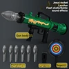 Children Jedi Rocket Launcher Manual Launcher Safe Toy Guns Weapon Luminous Sounds Shooting Mortar Toys for Boys Birthday Gifts 5
