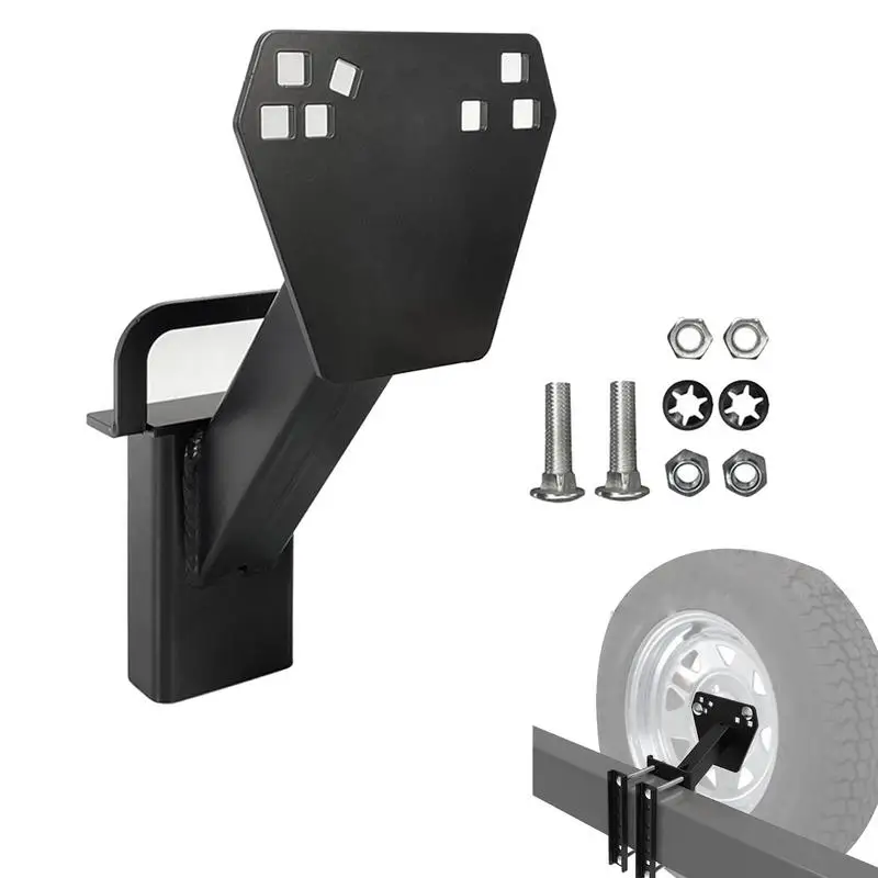 

Spare Tire Mount For Trailer Durable Trailer Spare Tire Carrier 120lbs Weight Capacity Suits Most 4/5/6/8 Lugs Wheels On 4 4.5'4