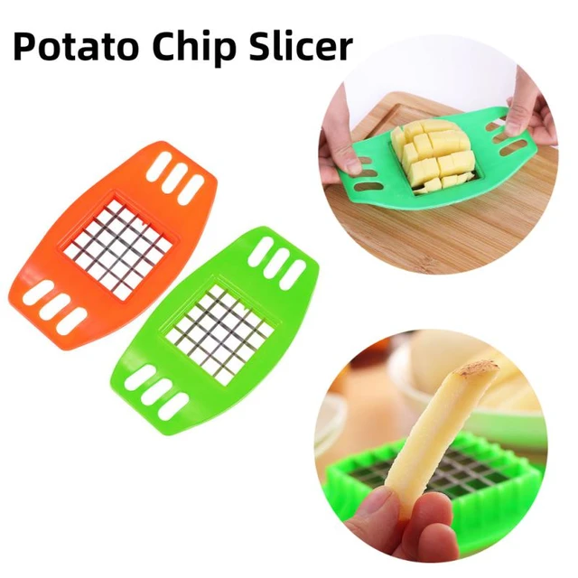 New Potato Chips Slicer Stainless Steel Potato Chips Machine Manual Kitchen Vegetable  Slicer Kitchen Gadgets And Accessories - Fruit & Vegetable Tools -  AliExpress