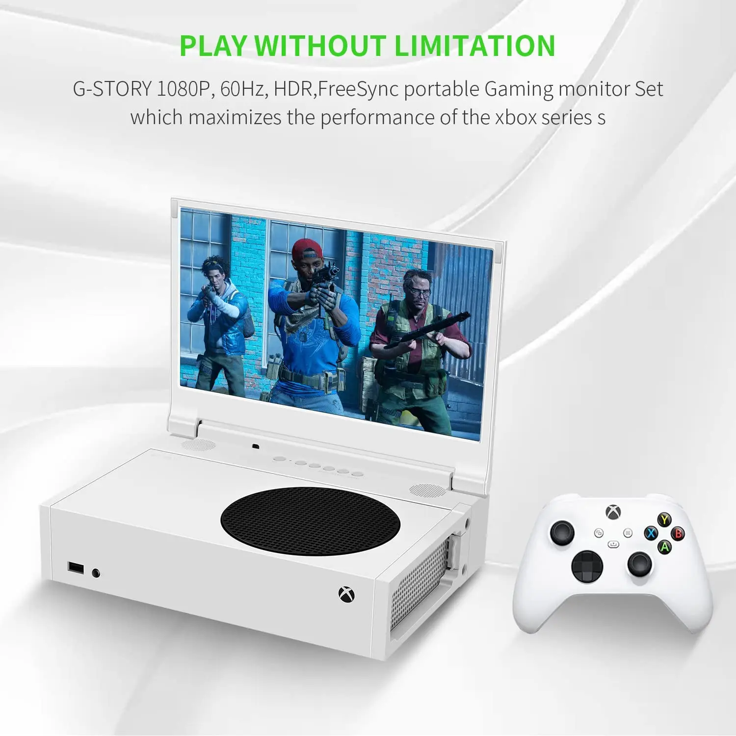 Xbox ø S ޴  , 144Hz, 4k Ips HDR, 12.5 ġ ÷, 2 HDMI HDR Freesync    
