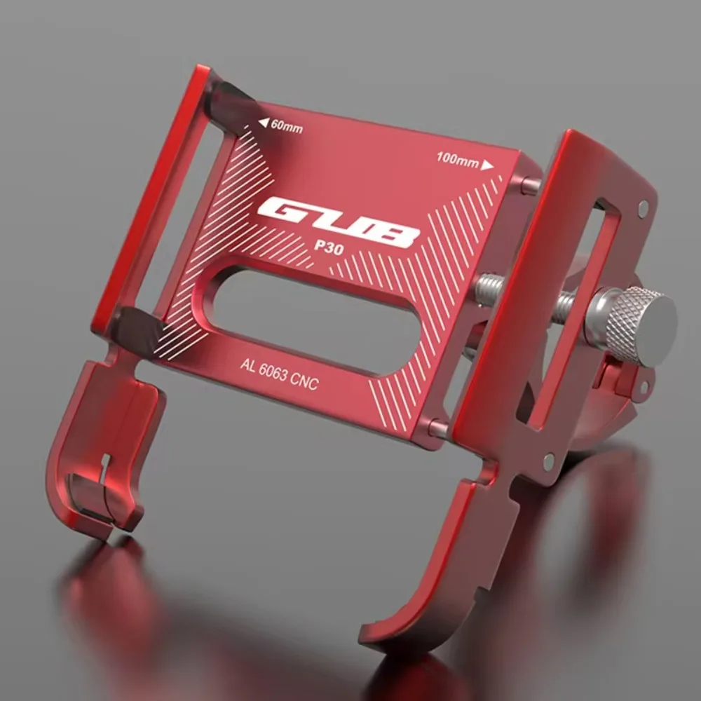 GUB P30 アルミ製  自転車  電話ホルダー Gub-自転車のハンドルバー用のアルミニウム製携帯電話ホルダー