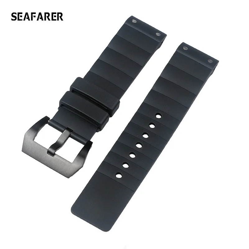Silicone Watch Strap for Cartier W20121u2 Santos100 Series Men's Women's Sports Waterproof Rubber watchband Accessories 23mm silicone watch strap