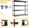The Atlas 72" W Heavy Duty Garage Shelving Load 8000 Lbs, 4 Tier Metal Storage Shelves, Adjustable Industrial Steel Rack 5