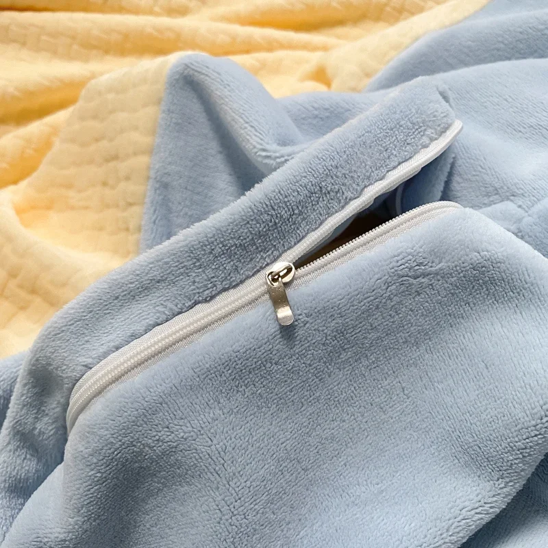 1pc Thicken Winter Duvet Cover Warm Milk Velvet Comforter Cover Double Side Velvet Bed 3D Carve Flower Comforter Set Bedding Set S24fc395cdb9a4f23b442c9fa120d139dT