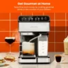 NEW 6-in-1 Espresso Machine with Built-In Milk Frother, 15-BAR Pump, Digital Display, One-Touch Single or Double Shot 6