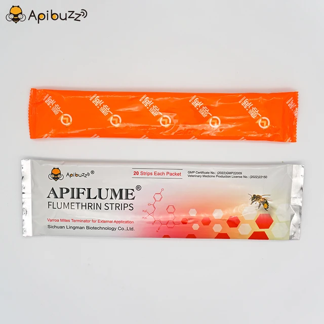 Apibuzz Apiflume 20-Csík Méhészet Flumethrin Csíkok Varroa Atkák Vezérlése Méhek Tartó Berendezések Apicultura - Image 2
