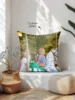 1 piece, custom photo pillowcase Personalized gift, machine washed polyester zipper close (single side printing only, no back) 3