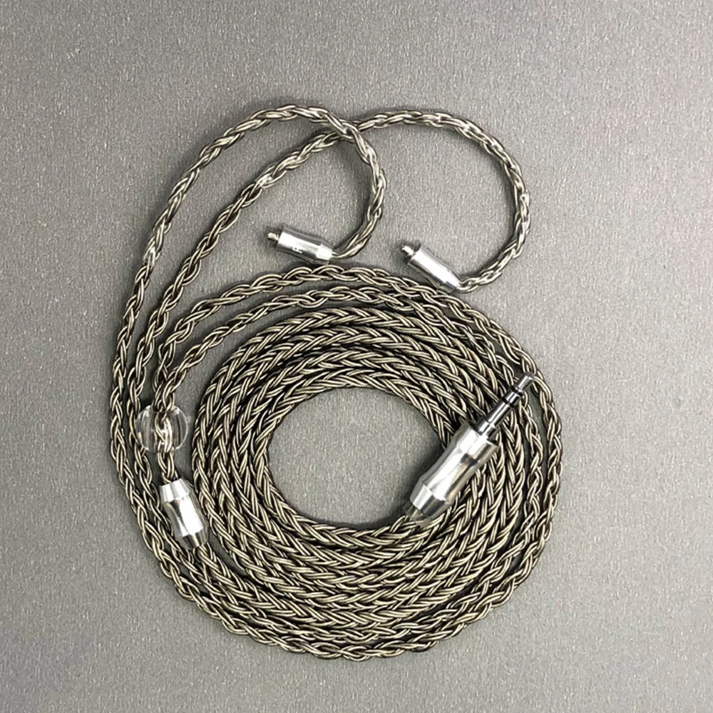 

16 Core Silver Plated Copper HiFi Earphone Upgraded Cable 3.5mm/2.5mm/4.4mm MMCX IE400 SE846 QDC IEMS Replacement Cord