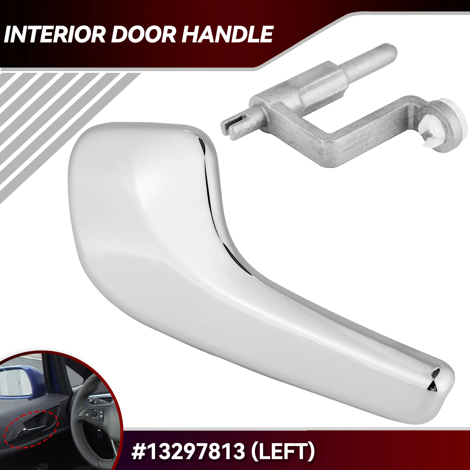 CarStylingInteriorDoorHandleLeft13297813ReplacementForOpel