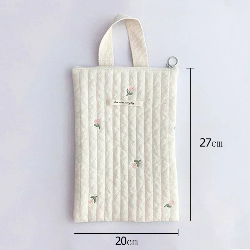 Diaper Bag Diaper Pouch Cotton Baby Diaper Bag Nappy Pouch Travel Stroller Storage Bags Cute Bear Embroidery Mommy Bag