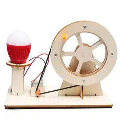 DIY Wooden Hand Generator Science Toy - Educational STEM Kit (1PCS)