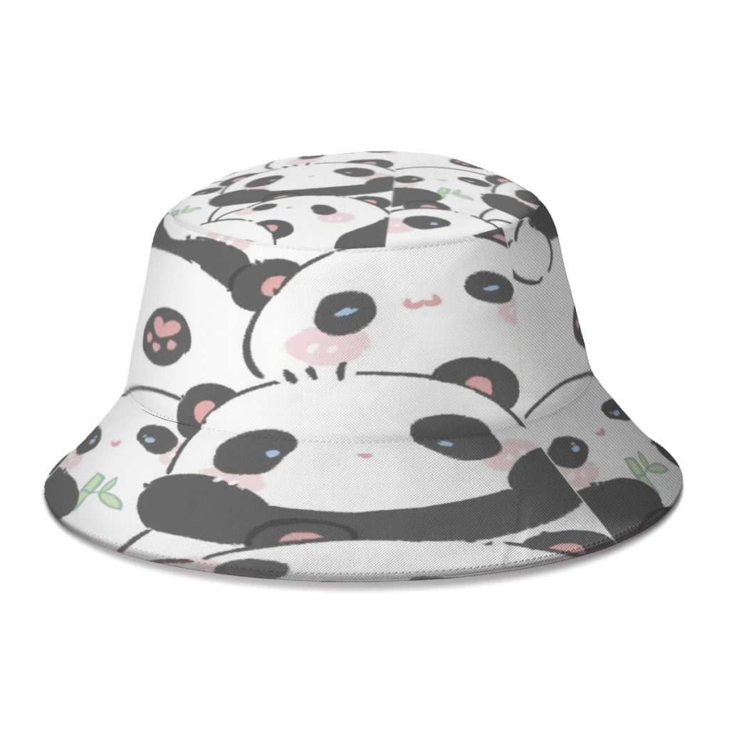 

Cute Animals Bucket Hat Fashion Y2K Style Women Men Beach Big Brim Sun Cap Sunscreen Brim