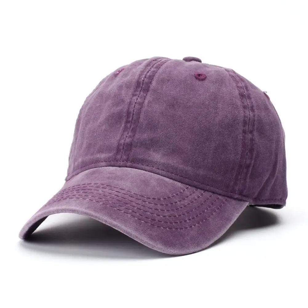 Vintage Ponytail Baseball Cap Women Adjustable Hat Mesh Distressed Summer Cap Woman Sunhat